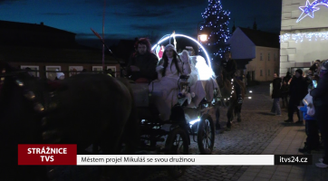 Městem projel Mikuláš se svou družinou