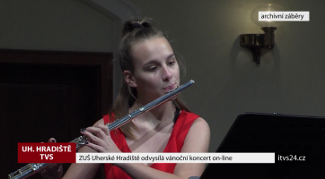ZUŠ Uherské Hradiště odvysílá vánoční koncert on-line