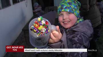 Mladí hasiči našli na konci stezky Mikuláše