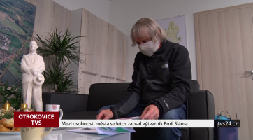 Mezi osobnosti města se letos zapsal výtvarník Emil Sláma