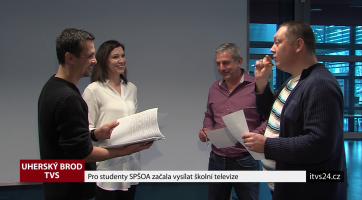 Pro studenty SPŠOA začala vysílat školní televize