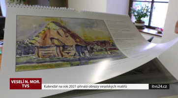 Kalendář na rok 2021 přináší obrazy veselských malířů