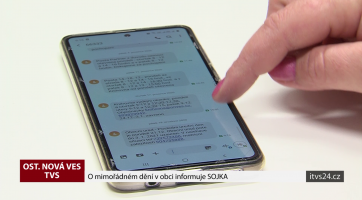O mimořádném dění v obci informuje SOJKA