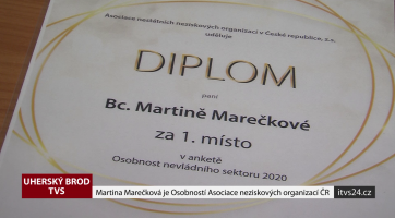 Martina Marečková je Osobností Asociace neziskových organizací v ČR
