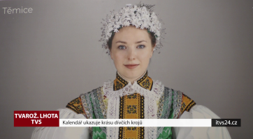 Kalendář ukazuje krásu dívčích krojů