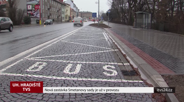 Nová zastávka Smetanovy sady je už v provozu
