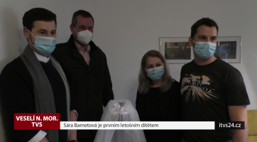 Sára Barnetová je prvním letošním dítětem