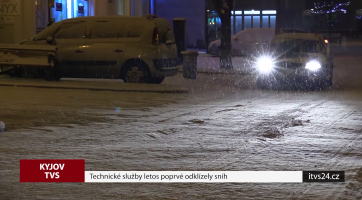 Technické služby letos poprvé odklízely sníh