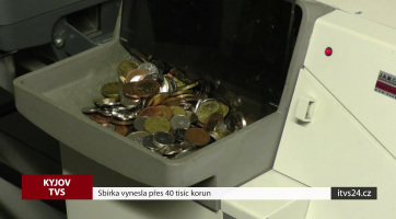 Sbírka vynesla přes 40 tisíc korun