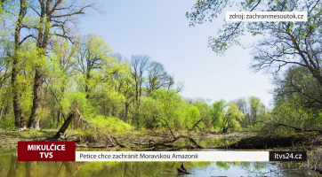 Petice chce zachránit Moravskou Amazonii