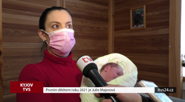 Prvním dítětem roku 2021 je Julie Majerová
