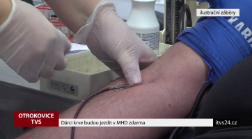 Dárci krve budou jezdit v MHD zdarma