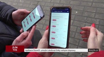 Aplikace DoveZl vám umožní sledovat vozy veřejné dopravy