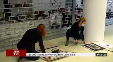 Žáci ZUŠ uspořádali výstavu na téma Černá a bílá