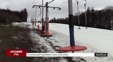 Provozovatel lyžařského vleku sčítá ztráty
