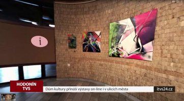 Dům kultury přináší výstavy on-line i v ulicích města