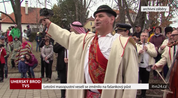 Letošní masopustní veselí se změnilo na fašankový půst