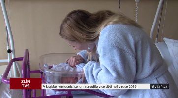 V krajské nemocnici se loni narodilo více dětí než v roce 2019