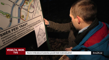 Noční tříkrálové kolečko prošli lidé individuálně