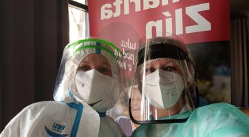 Město poskytlo prostory charitě pro testování veřejnosti