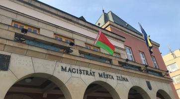 Město Zlín se připojilo k solidaritě s Běloruskem