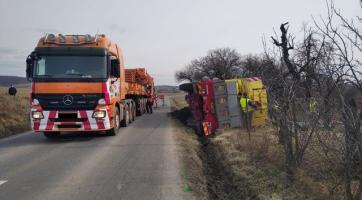 V Napajedlích havaroval jeřáb