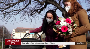 Starostka města přivítala prvního občánka