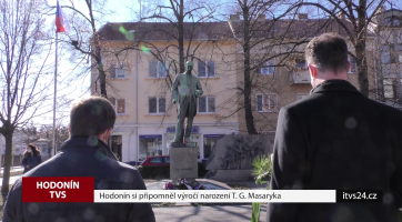 Hodonín si připomněl výročí narození T. G. Masaryka
