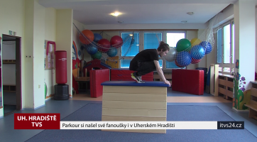 Parkour si našel své fanoušky i v Uherském Hradišti