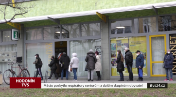Město poskytlo respirátory seniorům a dalším skupinám obyvatel