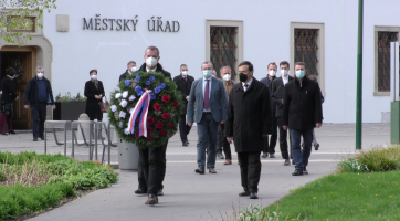 Město si připomnělo výročí osvobození