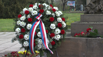 Město si výročí konce druhé světové války připomenulo tichou vzpomínkou