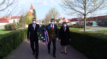 Památku 76 let od osvobození obce provázela tichá vzpomínka