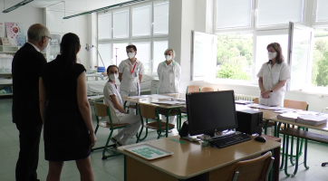 Radní Zuzana Fišerová navštívila zdravotnickou školu