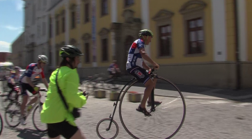 Josef Zimovčák přivedl svůj peloton do Uherského Hradiště
