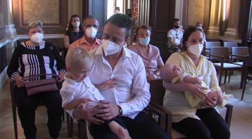 Prvního občánka letošního roku slavnostně přivítali na radnici