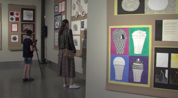 Absolventi ZUŠ se rozloučili výstavou v muzeu