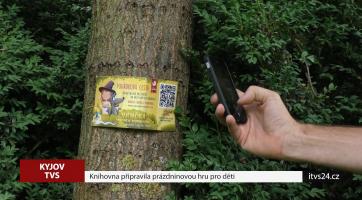 Interaktivní hra čeká na děti v městském parku