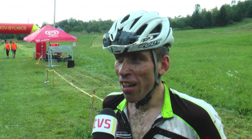 Na Hradním okruhu závodili jezdci na horských kolech 