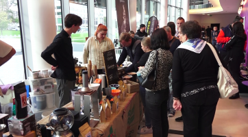 Kongresové centrum provonělo aroma čerstvé kávy