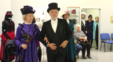 Módní přehlídka v galerii se nesla ve znamení šarmu a elegance