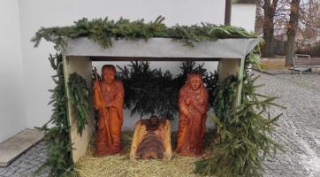 Vánoční dárek vskutku stylový. V Březnici mají nový betlém