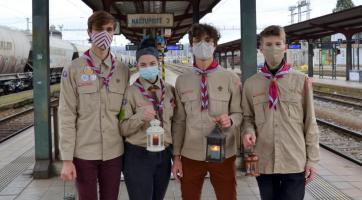 Betlémské světlo roznesou skauti v Uherském Hradišti už tuto sobotu