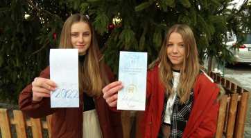 Novoročenky navrhly studentky gymnázia