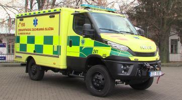 Záchranka má nové vozidlo pro zásah u mimořádných událostí