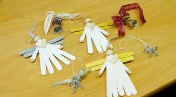 Předvánoční tvoření s Domem dětí a mládeže Šikula