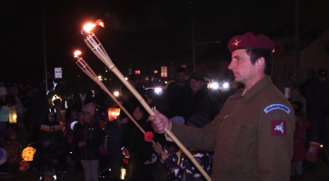 Lampionový průvod připomenul Den veteránů