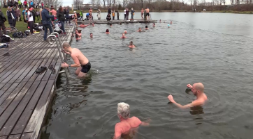 Otužilci se opět sešli u rybníku Cihelna