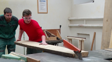 Absenci haly vyřešila ISŠ Lipová alej vytvořením provizorních dílen