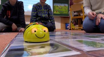 Žáci v malotřídce v Bohuslavicích se učí s pomocí robotů